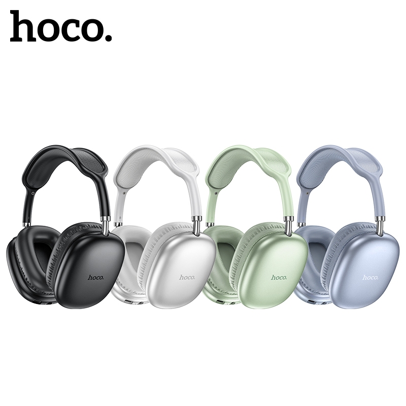 Tai nghe chụp tai Bluetooth HOCO W35 AIR, 45h nghe nhạc, Micro đàm thoại, Không đau tai - Hàng Chính Hãng.