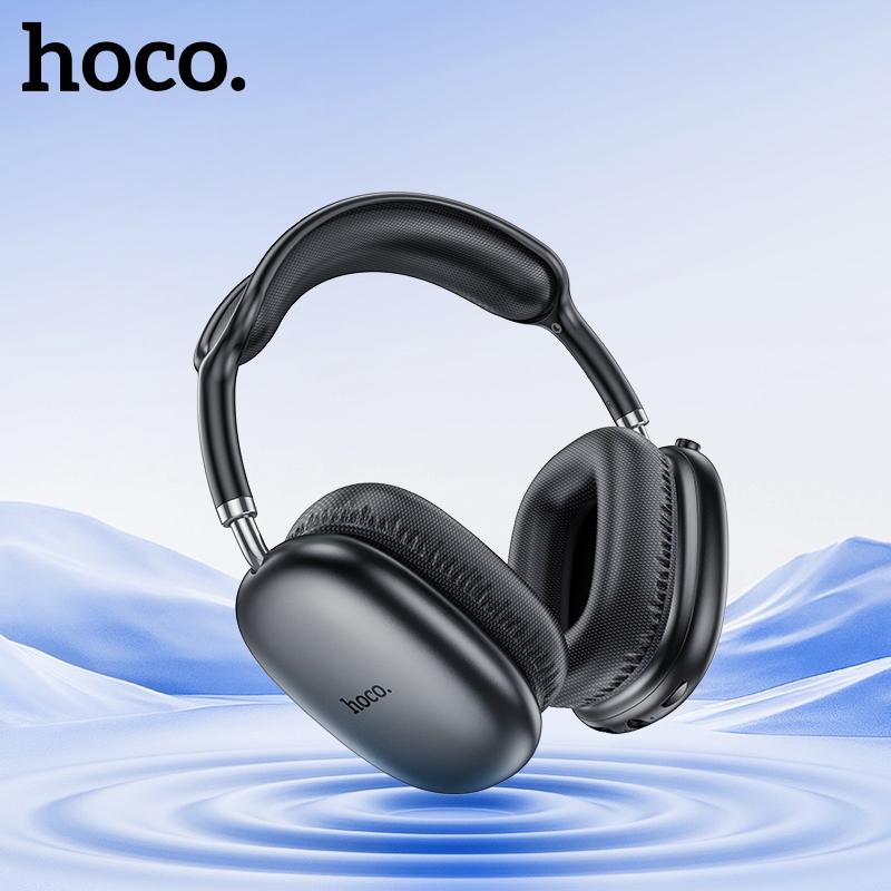 Tai nghe chụp tai Bluetooth HOCO W35 AIR, 45h nghe nhạc, Micro đàm thoại, Không đau tai - Hàng Chính Hãng.