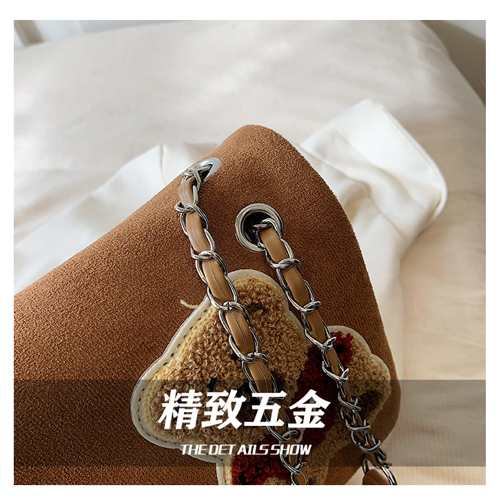 Túi Đeo Chéo Da Lộn Cao Cấp Mẫu Mới 2023 Thời Trang Thu Đông Dành Cho Nữ