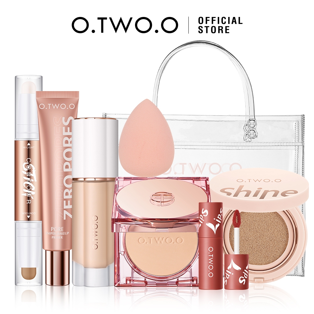 O.two.o set 7 Mỹ Phẩm Trang Điểm Hoàn Hảo Trọng Lượng 450g