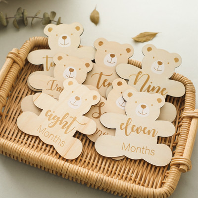 Thẻ Đánh Dấu Cột Mốc Hàng Tháng Cho Bé Sơ Sinh