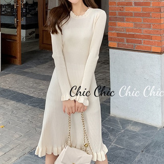 Chic Chic váy nữ Đầm Body Cho thời váy Fashion Thể thao Thời trang hàn quốc WLQ23A10M4 44Z231031