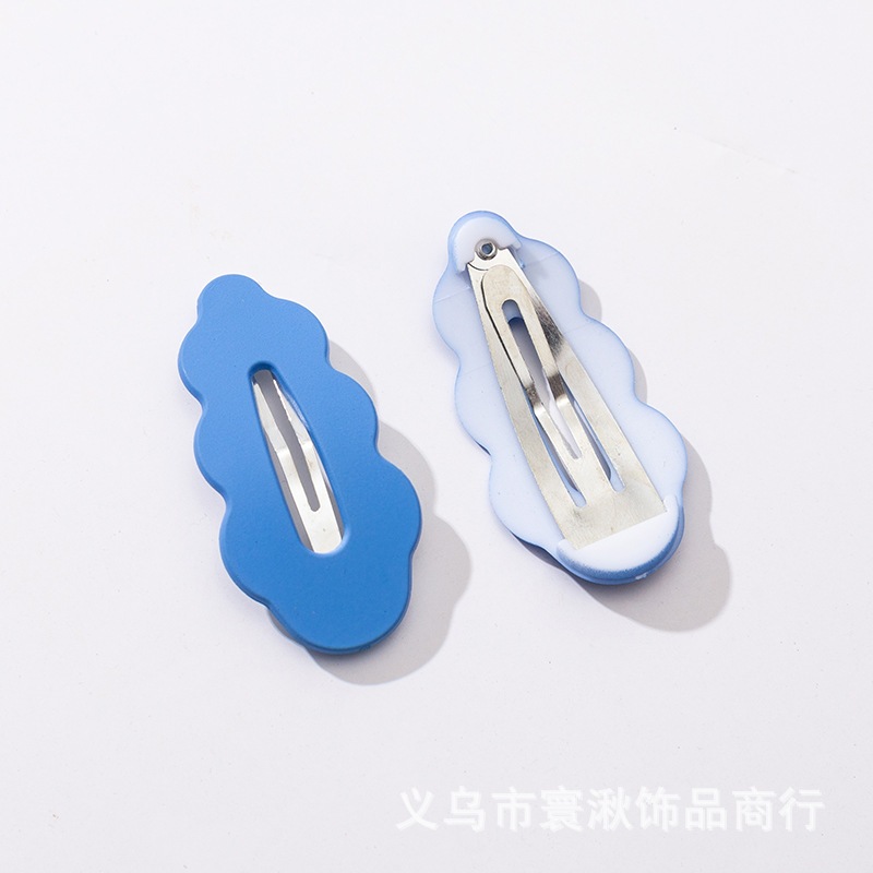 Kẹp Tóc Mái Ngang Hình Đám Mây Màu Kẹo Ngọt Dễ Thương