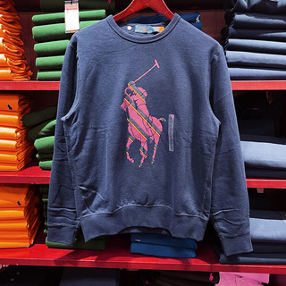 Ralph lauren áo len lông cừu dài tay cổ tròn cho nam