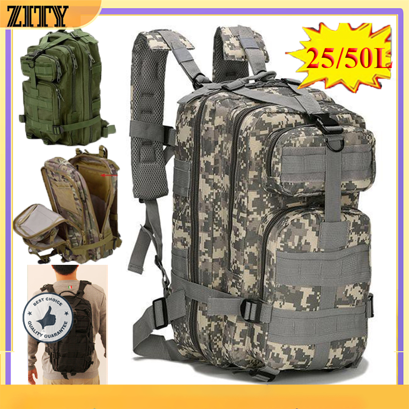 ZITY Balo chiến thuật 3p du lịch phượt phong cách lính, Balo quân đội