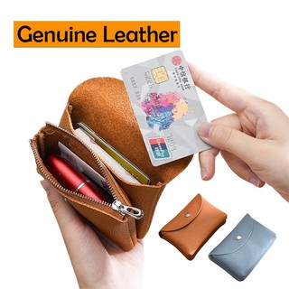 Ví da thật mini đựng tiền xu mini thời trang cho nữ