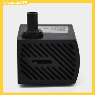 Máy bơm nước 5W, máy bơm nước áp suất thấp im lặng thân thiện với môi trường, đài phun nước sân vườn ao cá Máy bơm chìm 5W Máy bơm nước bốn đèn 5W
