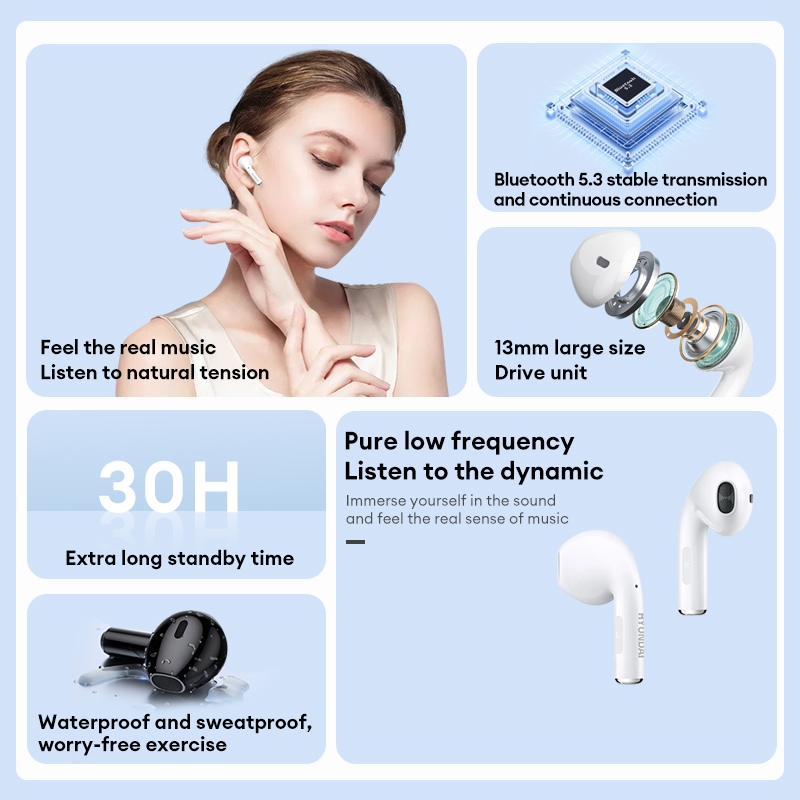 Tai Nghe không Dây Hyundai HY-T05 Chống Ồn Chất Lượng Cao