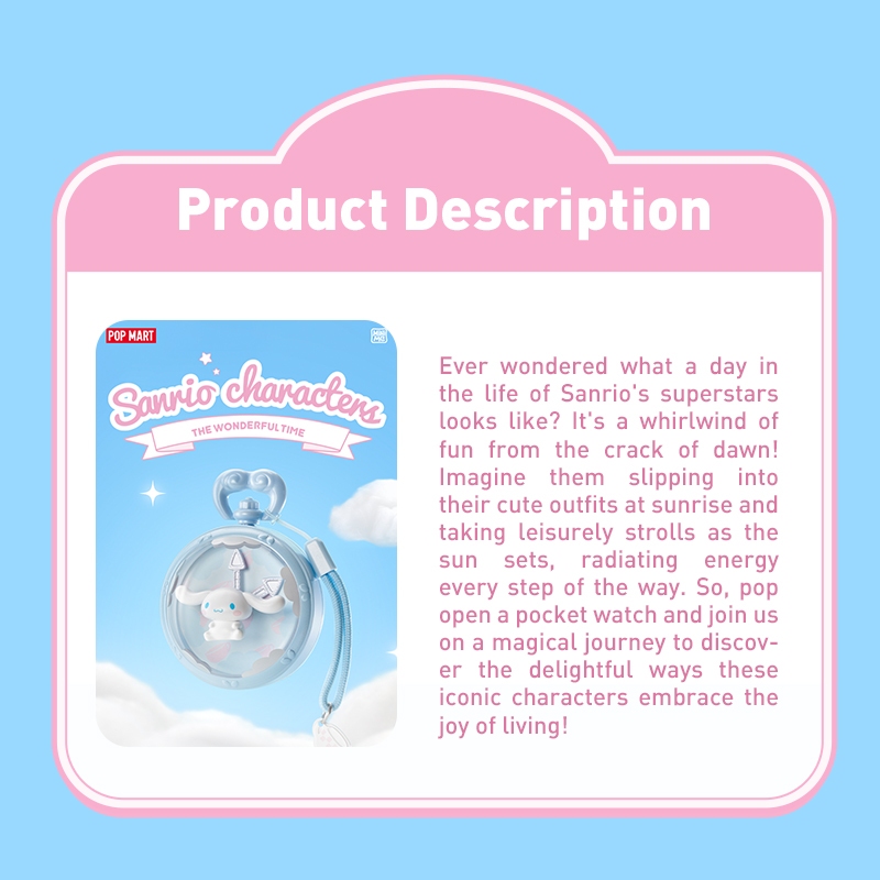 POP MART The Wonderful Time With Sanrio characters Series Scene Sets