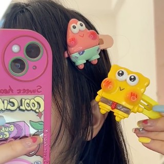 Kẹp Tóc Hình spongebob Năm Mới 2023 Dễ Thương Cho Nữ