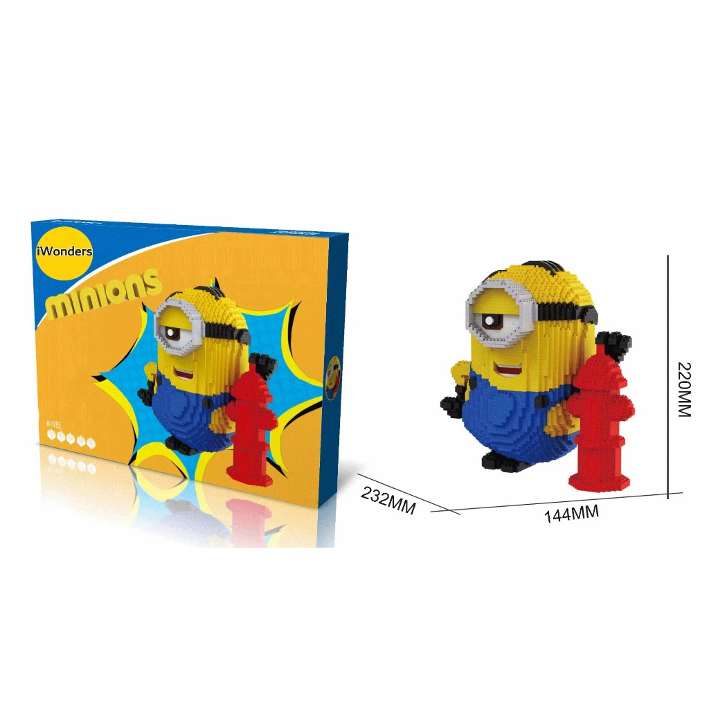 Nano block Bộ Đồ Chơi Lắp Ráp minions Sáng Tạo Cho Bé