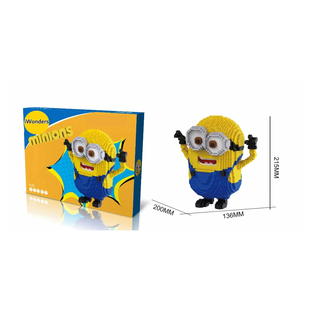 Nano block Bộ Đồ Chơi Lắp Ráp minions Sáng Tạo Cho Bé