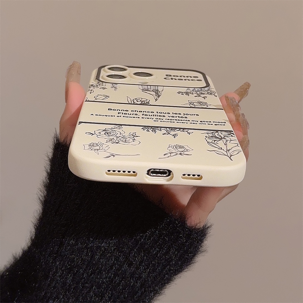 Thời Trang Ốp Lưng Hình Hoa Cho iphone 15 / 14 / 13 / 12 / 11 / xs / 8p / 7