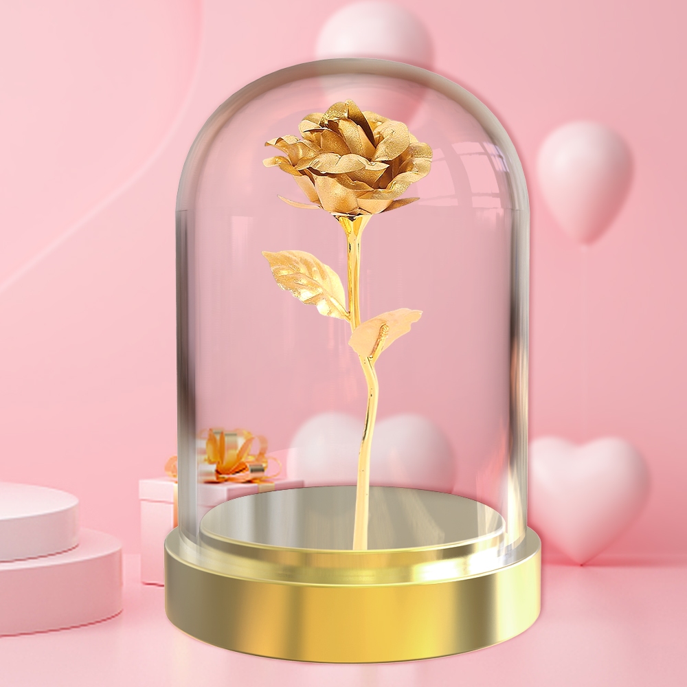 Hoa hồng vàng nhân tạo làm quà tặng cho mẹ/ sinh nhật/ noel