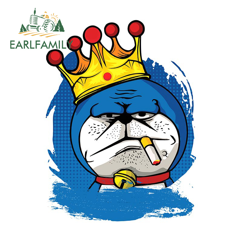 Stickers Dán Trang Trí Xe Hơi Chống Thấm Nước Chống Trầy Xước Kích Thước 13Cmx8.6Cm Hình doraemon