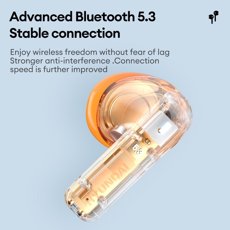 Tai Nghe không Dây Hyundai HY-T09 Âm Thanh hifi Chống Ồn Chất Lượng Cao