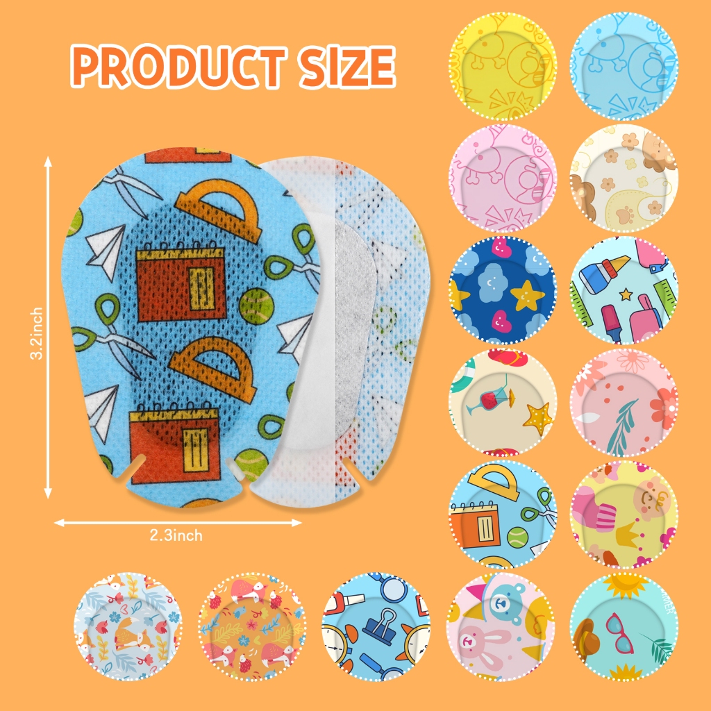 Set 90 Mặt Nạ Mắt 15 Kiểu Hoạt Hình Dùng Một Lần Cho Trẻ Em
