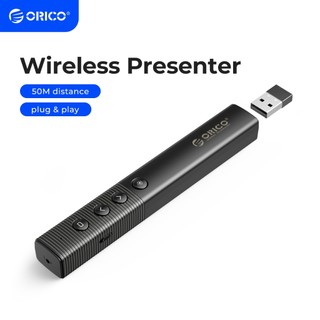 Bút trỏ laser ORICO OPPT-08 USB không dây điều khiển từ xa nhấp chuột chiếu Powerpoint 2.4ghz thích hợp cho Mac Win