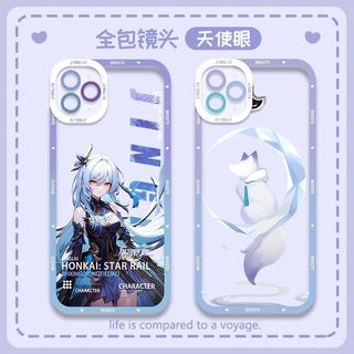 Honkai Star Rail Jingliu Transparent Case for iPhone 15 14 13 12 11 pro promax x xs xsmax xr 7 8 plus