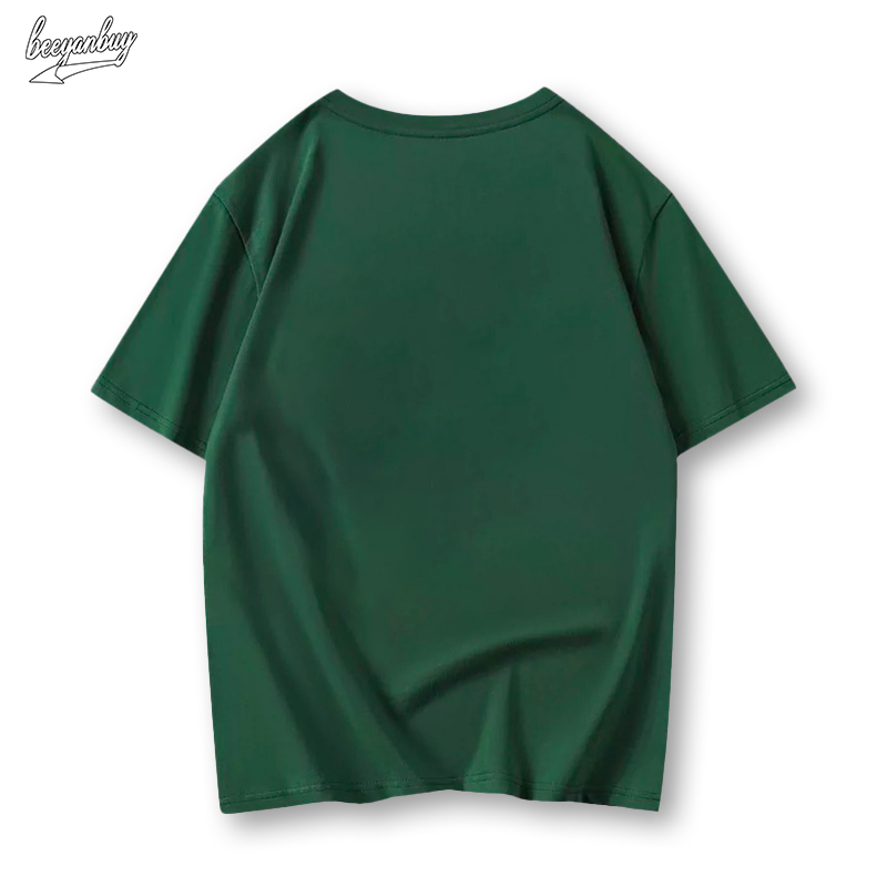 Áo phông nam xanh BEEYANBUY áo thun basic tay lỡ in hình con vịt nhỏ unisex ulzzang 100% cotton-A2502