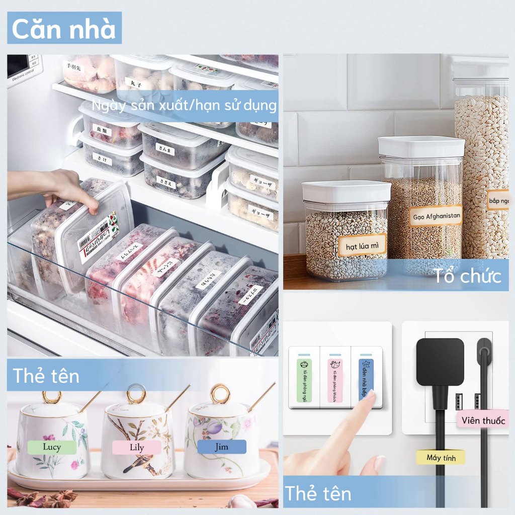 NIIMBOT D11/D110 Máy in nhãn, không mực di động, máy in nhãn nhiệt dính, sử dụng cho việc in nhãn tại văn phòng và gia đình.