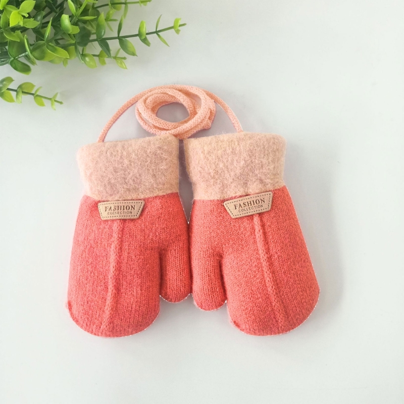Găng Tay Đan Len Dệt Kim 1-7y Cho Bé