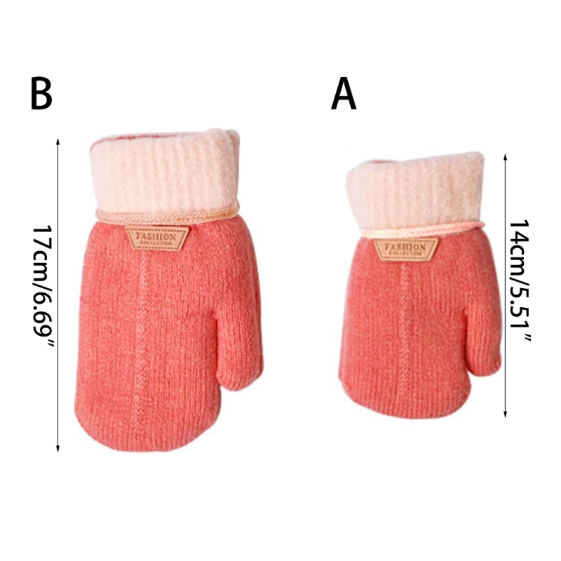 Găng Tay Đan Len Dệt Kim 1-7y Cho Bé