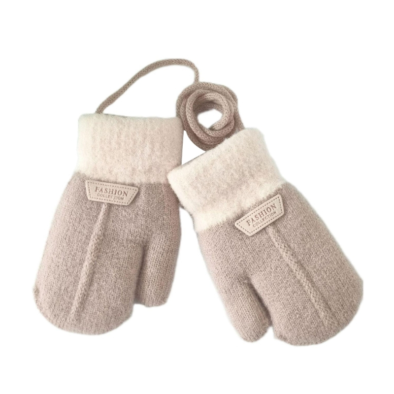 Găng Tay Đan Len Dệt Kim 1-7y Cho Bé
