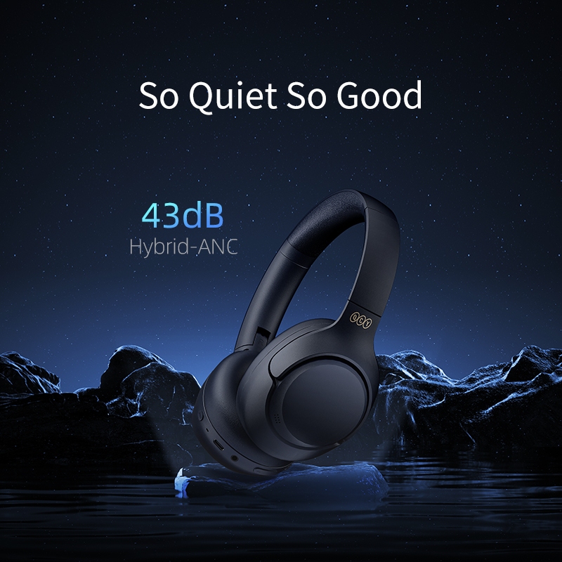 Qcy Tai Nghe Không Dây h3 anc bluetooth 5.3 hi-res Âm Thanh hi-res 43db Chống Ồn