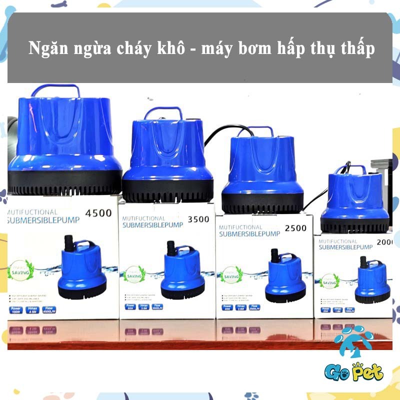 6W/12W/25W/40W/60W/100W Máy Bơm Hút Đáy Máy Bơm Nước Hút Bên Chìm Hút Cặn Đáy Bể Cá