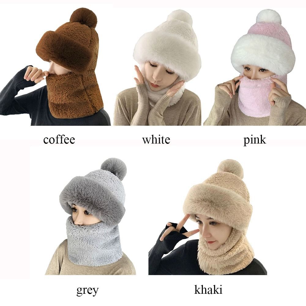 Mũ Beanie Màu Trơn Giữ Ấm Thời Trang Mùa Đông Cho Nữ