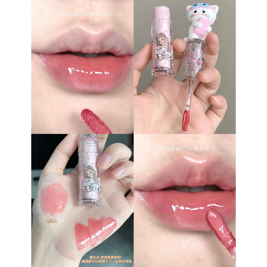 Son Bóng Dưỡng Ẩm Môi flortte X mikko Luwhicey