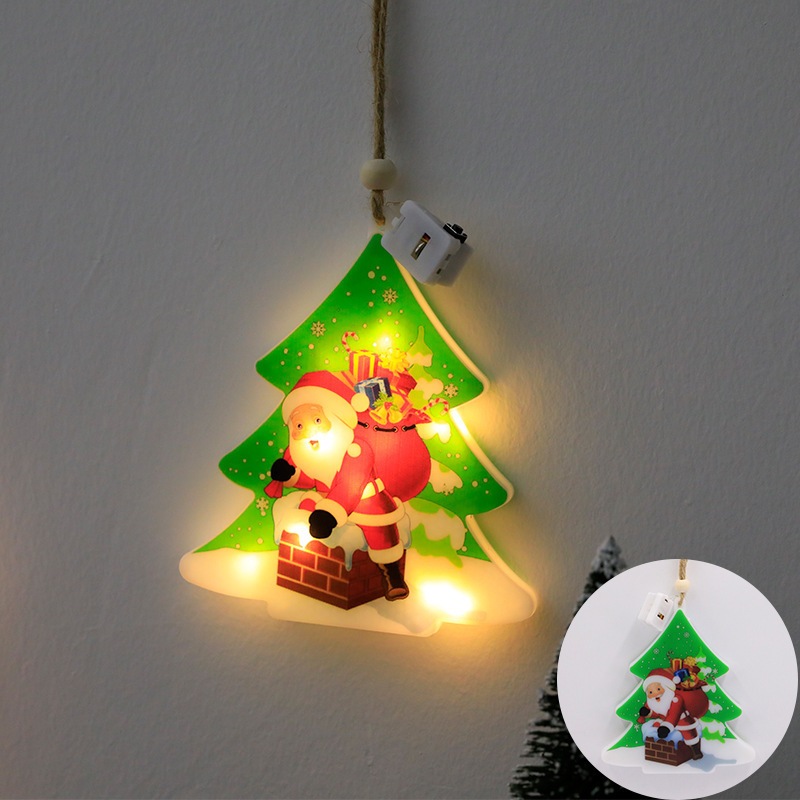 Dây Đèn led Hình Bông Tuyết Trang Trí Cây Thông Giáng Sinh