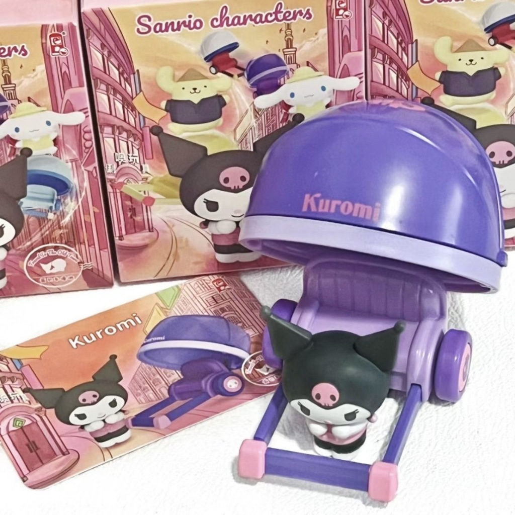 Sanrio Mô Hình Búp Bê rickshaw Dễ Thương Dùng Làm Quà Tặng