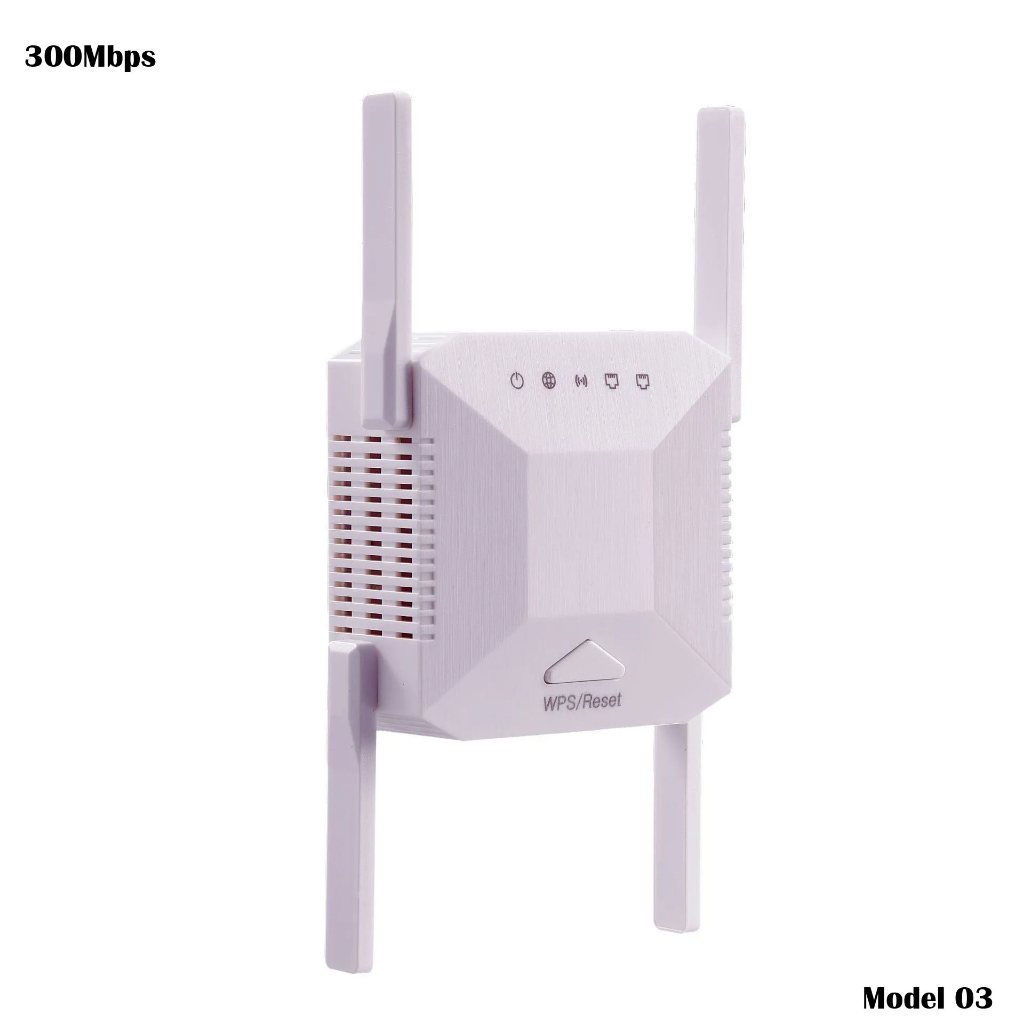 Bộ khuếch tán sóng Wi-Fi không dây bên ngoài bốn ăng ten băng tần tầm xa mở rộng mạng tăng cường tín hiệu cho gia đình