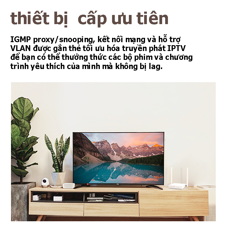 Bộ khuếch tán sóng Wi-Fi không dây bên ngoài bốn ăng ten băng tần tầm xa mở rộng mạng tăng cường tín hiệu cho gia đình