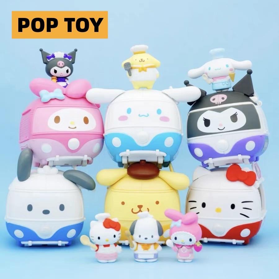 Sanrio Mô Hình Xe Tải Đồ Chơi Dễ Thương Dùng Làm Quà Tặng Cho Bạn Bè