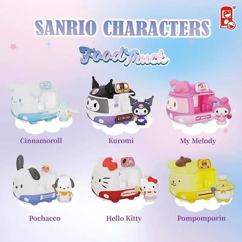 Sanrio Mô Hình Xe Tải Đồ Chơi Dễ Thương Dùng Làm Quà Tặng Cho Bạn Bè