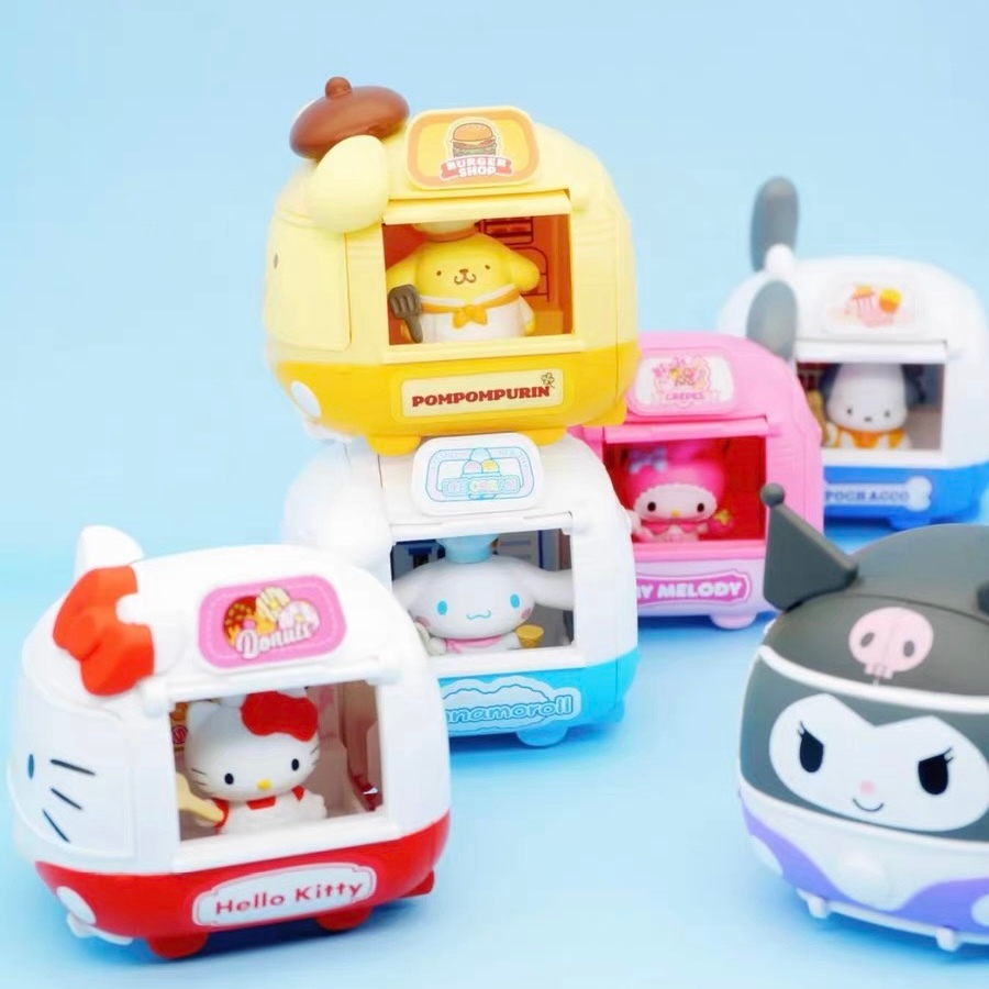 Sanrio Mô Hình Xe Tải Đồ Chơi Dễ Thương Dùng Làm Quà Tặng Cho Bạn Bè