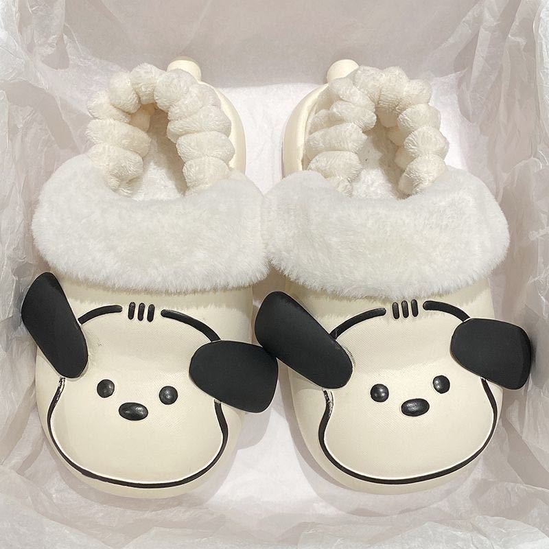 Serein  dép lông dép bông Đế Dày dép quai hậu đế cao 2023 hot trend Chống bám bụi Đáng yêu Độn đế Đẹp mắt FMR23B0KX2 46Z231115