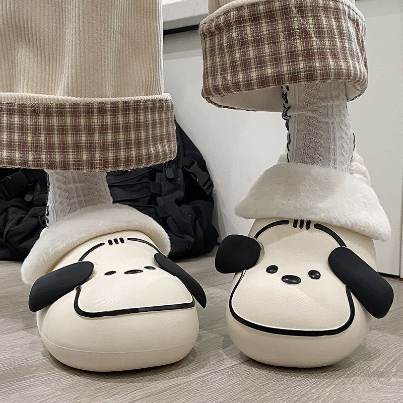 Serein  dép lông dép bông Đế Dày dép quai hậu đế cao 2023 hot trend Chống bám bụi Đáng yêu Độn đế Đẹp mắt FMR23B0KX2 46Z231115