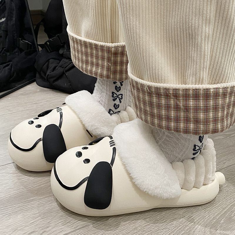 Serein  dép lông dép bông Đế Dày dép quai hậu đế cao 2023 hot trend Chống bám bụi Đáng yêu Độn đế Đẹp mắt FMR23B0KX2 46Z231115