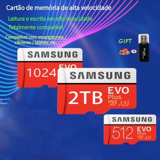 SAMSUNG Thẻ Nhớ sd / tf 512gb / micro sd 1tb / 2tb Cho Máy Tính / Điện Thoại Di Động