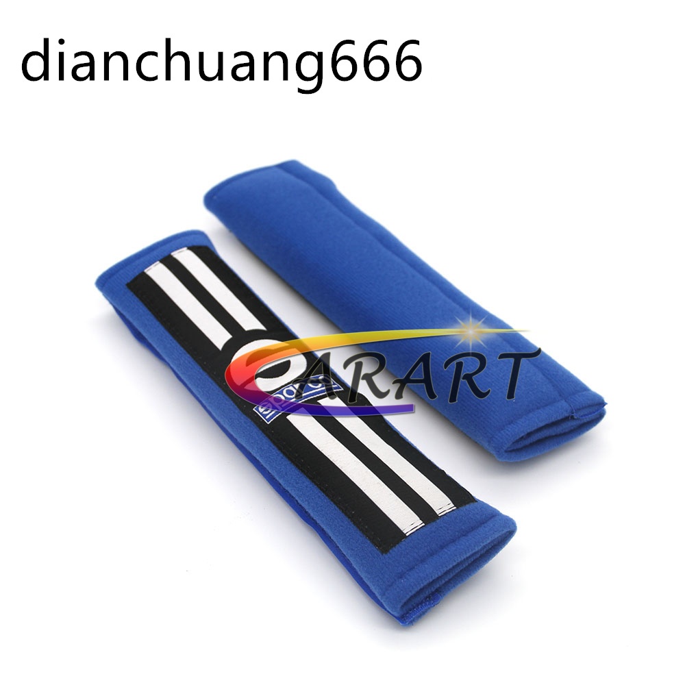 Set 2 Vỏ Bọc Dây Đai An Toàn Xe Hơi Bằng cotton Mềm In logo Alpaca