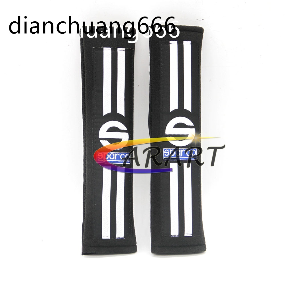 Set 2 Vỏ Bọc Dây Đai An Toàn Xe Hơi Bằng cotton Mềm In logo Alpaca