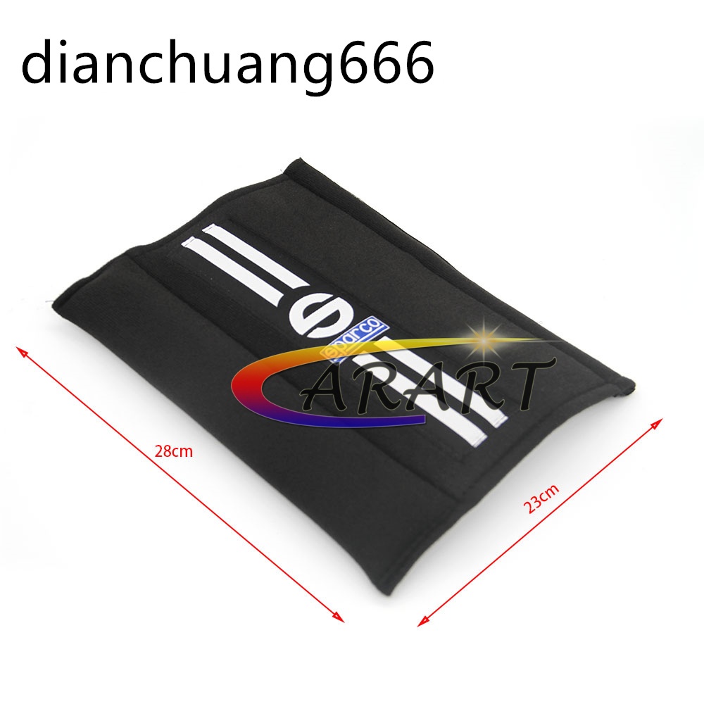 Set 2 Vỏ Bọc Dây Đai An Toàn Xe Hơi Bằng cotton Mềm In logo Alpaca