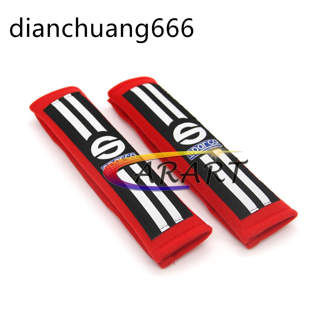 Set 2 Vỏ Bọc Dây Đai An Toàn Xe Hơi Bằng cotton Mềm In logo Alpaca