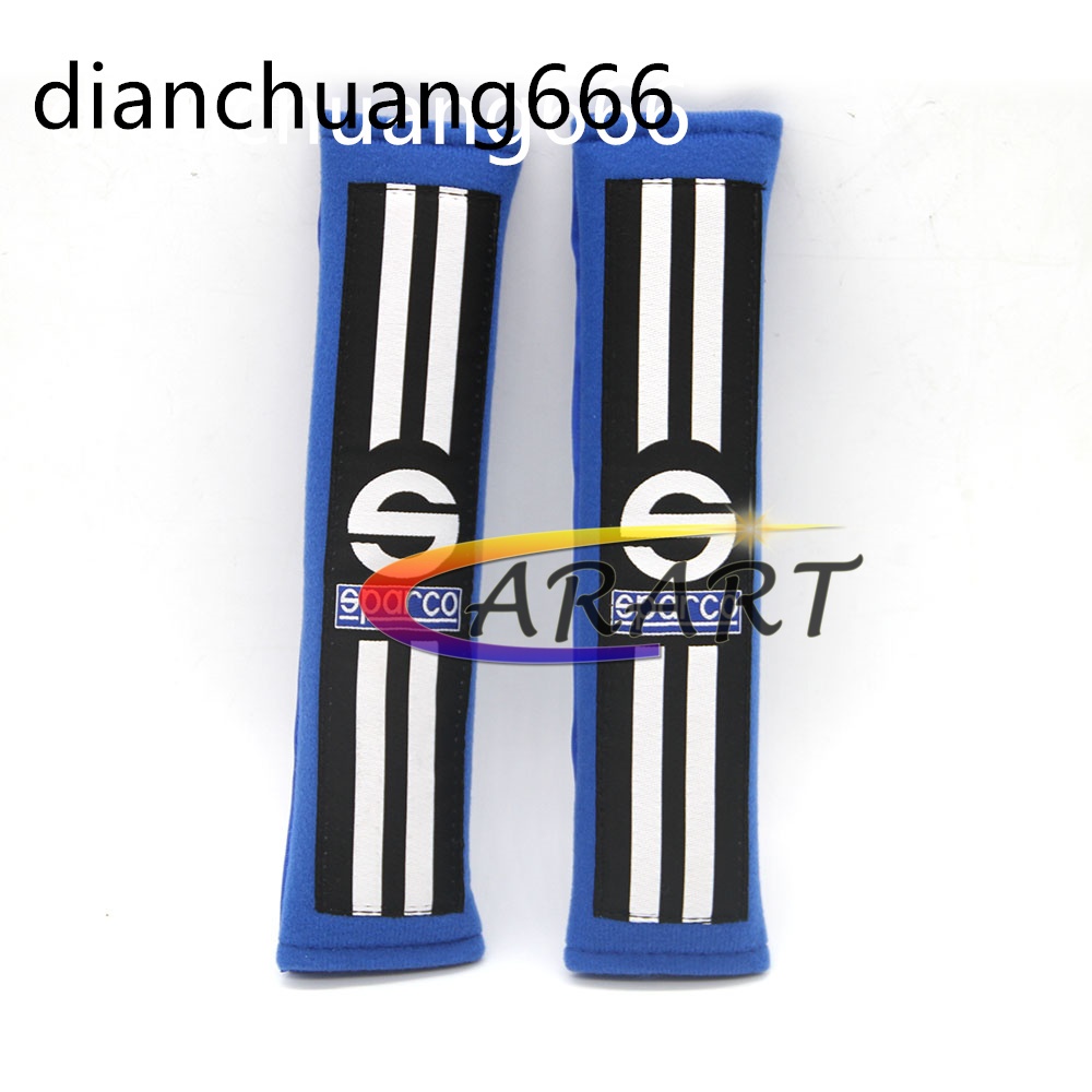 Set 2 Vỏ Bọc Dây Đai An Toàn Xe Hơi Bằng cotton Mềm In logo Alpaca