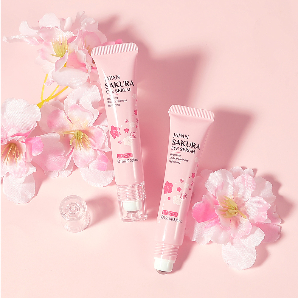 Tinh Chất Dưỡng Da Mắt Dạng Lăn 15ml Chiết Xuất Hoa Anh Đào Nhật Bản