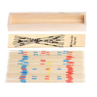 Bộ Đồ Chơi Que Nhặt mikado Truyền Thống Bằng Gỗ Kèm Hộp